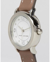 Marc Jacobs Gray Leather Riley Watch Mj1472