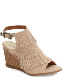 Very Volatile Notion Fringe Wedge Sandal