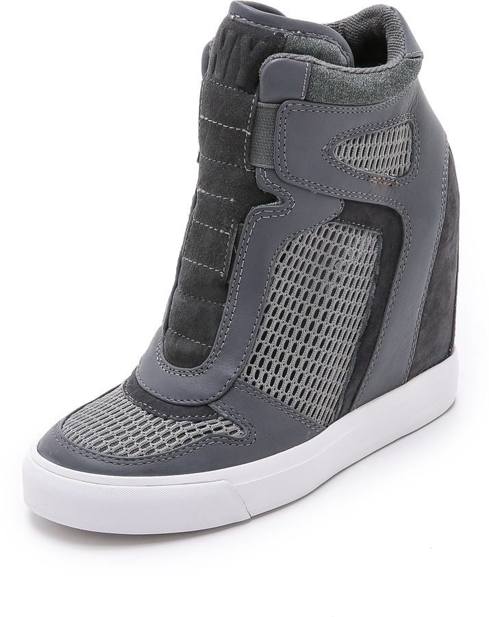 Skygge Tempel tyktflydende DKNY Grand Wedge Sneakers, $175 | shopbop.com | Lookastic