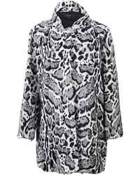 Rizal Snow Leopard Fur Coat