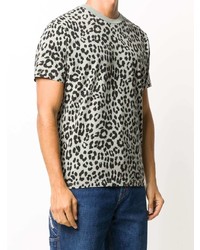 Kenzo Leopard Print Cotton T Shirt