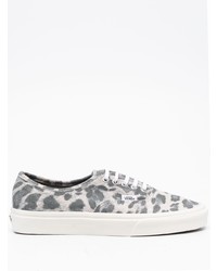 Grey Leopard Low Top Sneakers