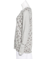 Rebecca Taylor Wool Blend Leopard Print Sweater W Tags