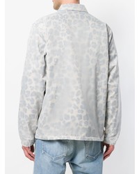 Stussy Leopard Print Shirt Jacket