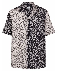 Ksubi Leopard Print Contrast Shirt