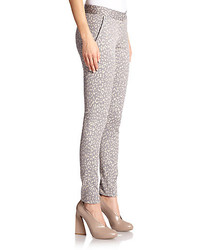 Stella McCartney Leopard Jacquard Skinny Pants