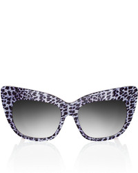 Karlsson Anna Karin Alice Goes To Cannes Sunglasses Silver Leopard
