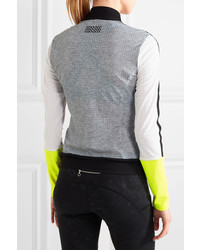 Monreal London Perforated Stretch Jersey Jacket Gray