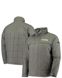 Columbia Charcoal Clemson Tigers Ridgestone Full Zip Jacket