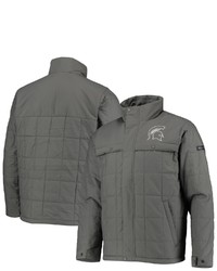Columbia Charcoal Michigan State Spartans Ridgestone Full Zip Jacket