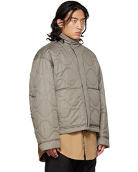 Wooyoungmi Khaki Quilted Jacket