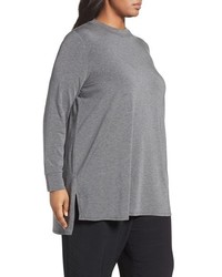 Eileen Fisher Plus Size Stretch Tencel Lyocell Jersey Tunic