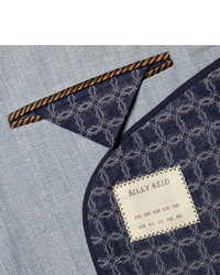 Billy Reid Blue Linen And Wool Blend Blazer