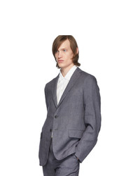 Eidos Grey Linen Blazer