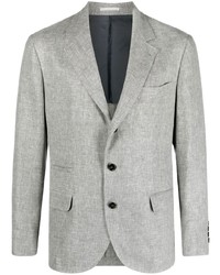 Brunello Cucinelli Linen Blend Tailored Blazer