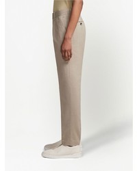 Zegna Linen Tapered Chino Trousers