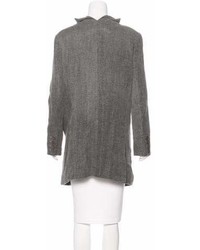 Theyskens' Theory Linen Button Up Coat