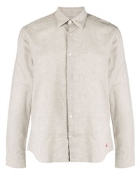Peuterey Linen Blend Button Up Shirt