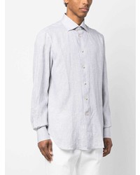 Kiton Melange Effect Button Shirt
