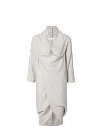 Grey Linen Midi Dress