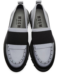 MSGM Grey Ms Gore Loafers
