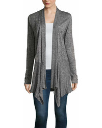 Alyx Long Sleeve Straight Neck Open Front Cardigan