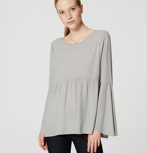 loft bell sleeve top