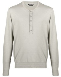 Tom Ford Button Placket T Shirt