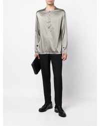 Tom Ford Buttoned Long Sleeved T Shirt