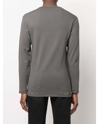 Tom Ford Front Button Placket Long Sleeve Top