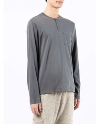 James Perse Henley Longsleeved Jersey Top