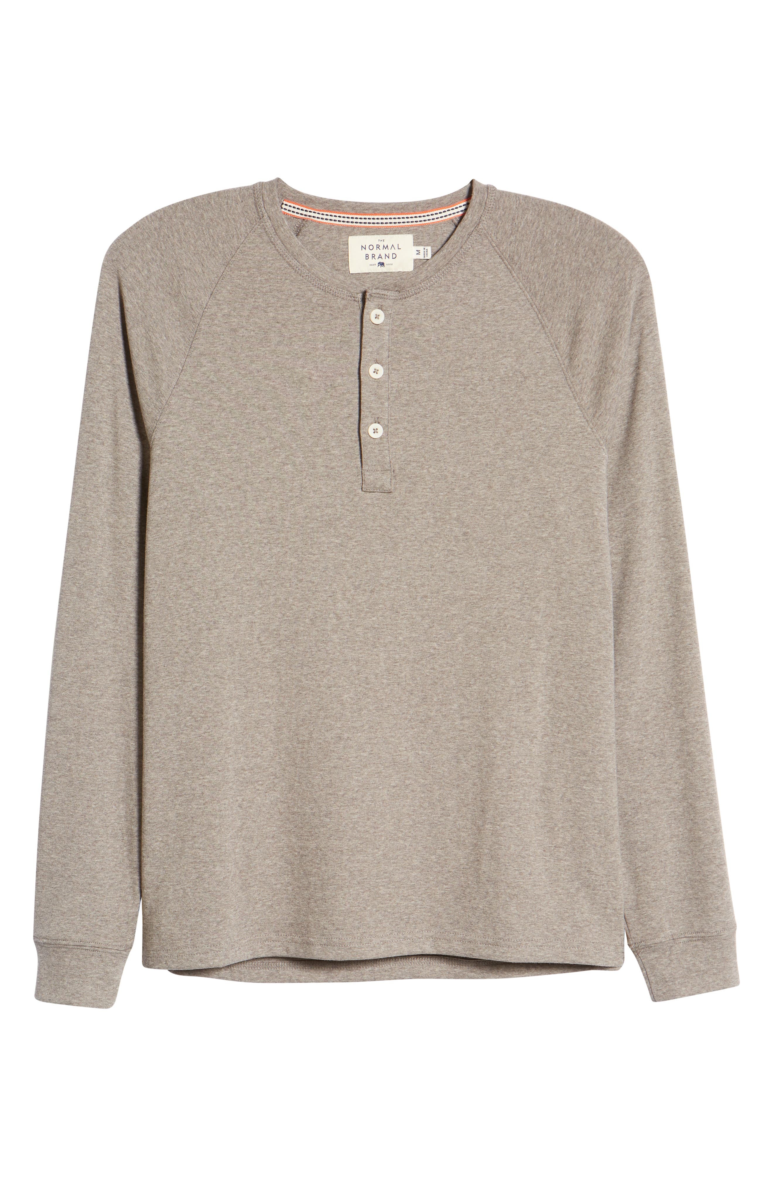 The Normal Brand Puremeso Raglan Henley, $58 | Nordstrom | Lookastic