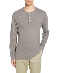 French Connection Slubbed Long Sleeve Henley