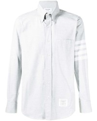 Thom Browne 4 Bar Solid Rwb Stripe Shirt