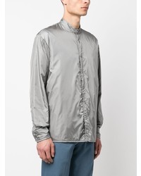 Aspesi Band Collar Long Sleeve Shirt