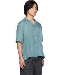 Sunnei Blue Buttoned Shirt