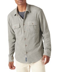 Lucky Brand Brushed Jersey Button Up Shirt
