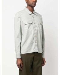 Eleventy Button Front Fitted Shirt