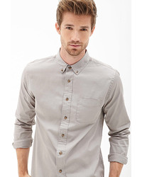 Forever 21 Classic Fit Pocket Shirt