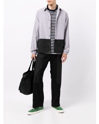 SPORT b. by agnès b. Colour Block Cotton Shirt