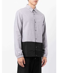 SPORT b. by agnès b. Colour Block Cotton Shirt