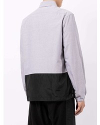 SPORT b. by agnès b. Colour Block Cotton Shirt