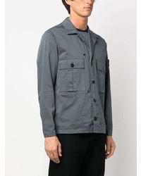 Stone Island Compass Patch Long Sleeve Shirt