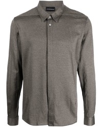 Emporio Armani Concealed Fastening Slim Fit Shirt