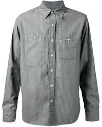 Engineered Garments Chest Pockets Striped Shirt