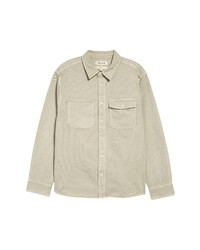 Madewell Gart Dye Work Shirt In Feather Grey At Nordstrom