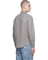 Diesel Grey Cotton Shirt