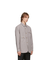 Han Kjobenhavn Grey Pocket Army Shirt