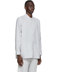 Homme Plissé Issey Miyake Grey Stretch Shirt