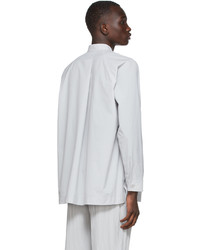 Homme Plissé Issey Miyake Grey Stretch Shirt